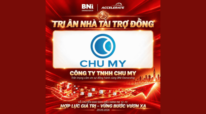 TRI ÂN NHÀ TÀI TRỢ ĐỒNG - CÔNG TY TNHH CHU MY