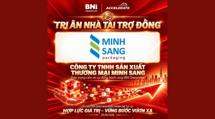 TRI ÂN NHÀ TÀI TRỢ ĐỒNG - CÔNG TY TNHH SẢN XUẤT THƯƠNG MẠI MINH SANG